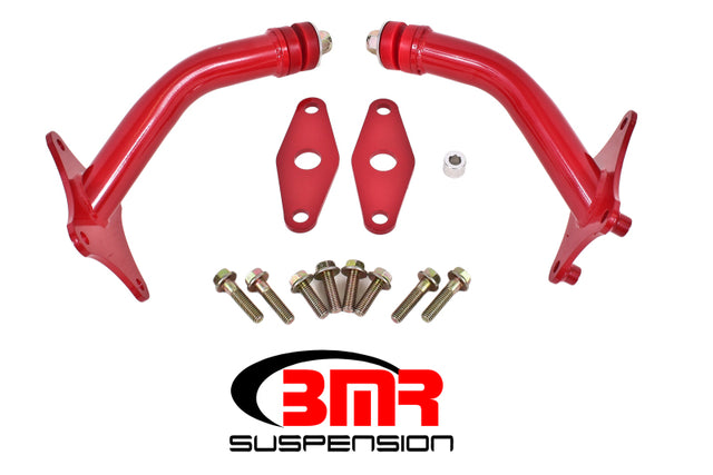 BMR 16-17 6th Gen Camaro Motor Mount Kit w/ Integrated Stands (Polyurethane) - Red BMR Suspension Engine Mounts  AXOPROS