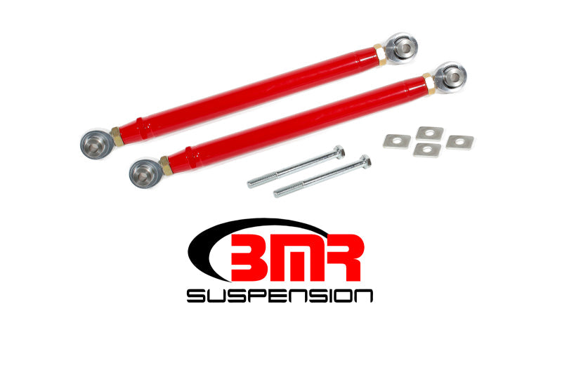 BMR 16-17 6th Gen Camaro Rear Double Adj. Rod Ends Toe Rods - Red BMR Suspension Suspension Arms & Components  AXOPROS