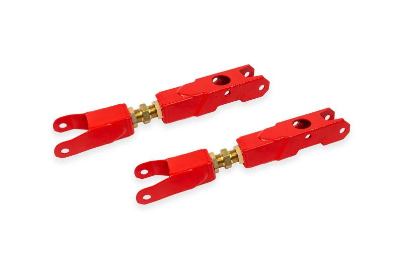 BMR 16-24 Chevrolet Camaro (6th Gen) Adjustable Rear Lower Control Arm - Red BMR Suspension Control Arms  AXOPROS