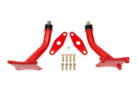 BMR 16-24 Chevrolet Camaro (6th Gen) Motor Mount Kit w/ Solid Bushings - Red BMR Suspension Engine Mounts  AXOPROS