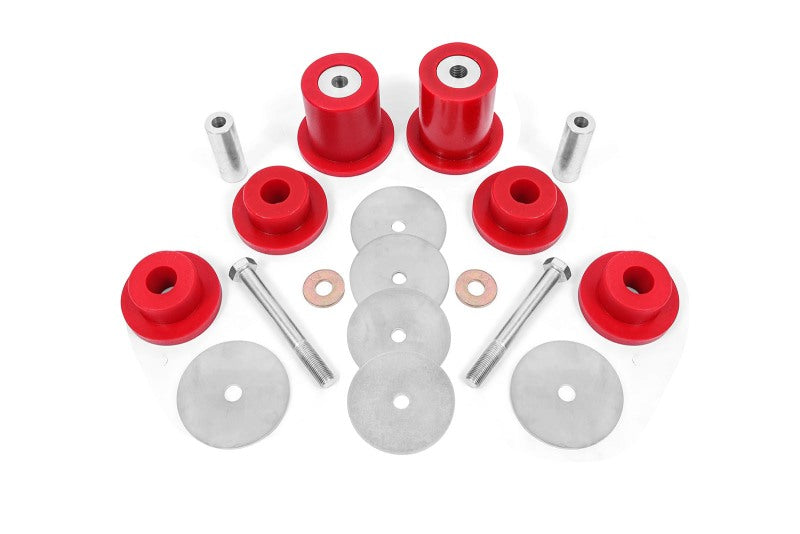 BMR 2015-18 Challenger Differential Lockout Bushing Kit - Red BMR Suspension Differential Bushings  AXOPROS
