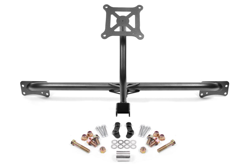 BMR 2015-2019 Ford Mustang Bolt-On Parachute Mount - Black Hammertone BMR Suspension Brackets  AXOPROS