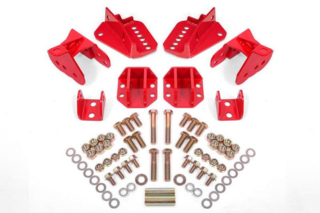 BMR 64-72 GM A-Body Rear Coilover Conversion Kit - Red BMR Suspension Coilover Components  AXOPROS