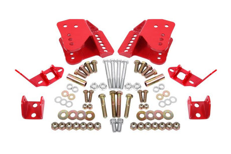 BMR 78-87 G-Body Rear Coilover Conversion Kit - Red BMR Suspension Coilover Components  AXOPROS