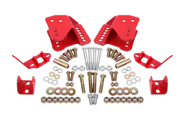BMR 78-87 G-Body Rear Coilover Conversion Kit - Red BMR Suspension Coilover Components  AXOPROS
