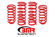 BMR 79-04 Fox Mustang Lowering Spring Kit (Set Of 4) - Red BMR Suspension Lowering Springs  AXOPROS