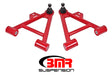 BMR 79-93 Fox Mustang Lower Non-Adj. A-Arms (Coilover Only) w/ STD. Ball Joint (Poly) - Red BMR Suspension Control Arms  AXOPROS