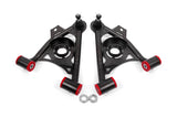 BMR 79-93 Fox Mustang Non-Adj Lower A-Arms Standard Ball Joint Spring Pocket - Black Hammertone BMR Suspension Control Arms  AXOPROS
