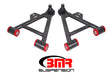 BMR 79-93 Mustang Lower Non-Adj. A-Arms (Coilover Only) w/ STD. Ball Joint (Poly) - Black Hammertone BMR Suspension Control Arms  AXOPROS