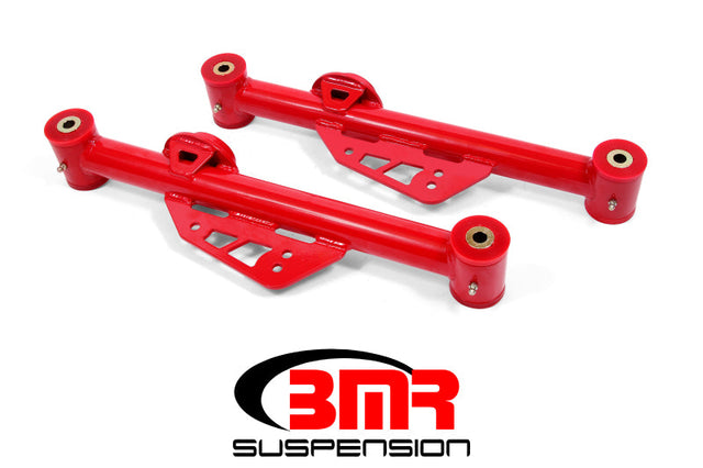 BMR 79-98 Fox Mustang Non-Adj. Lower Control Arms (Polyurethane) - Red BMR Suspension Control Arms  AXOPROS