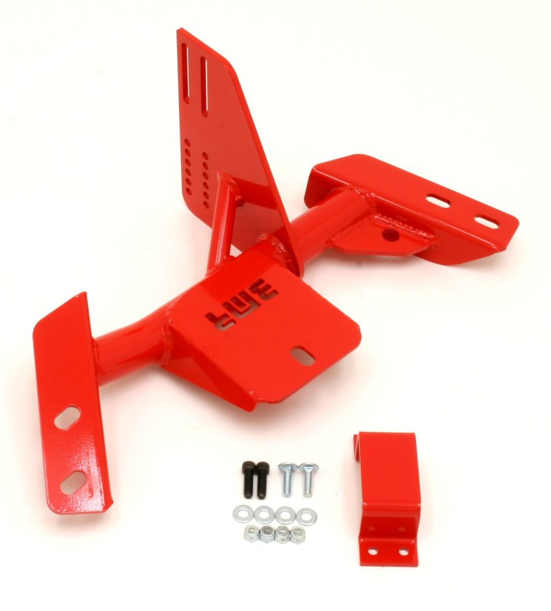 BMR 84-92 3rd Gen F-Body Torque Arm Relocation Crossmember TH350 / PG - Red BMR Suspension Crossmembers  AXOPROS