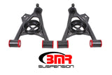 BMR 94-04 Ford Mustang Non-Adj. A-Arms Lower (Poly) w/ Spring Pocket - Black Hammertone BMR Suspension Control Arms  AXOPROS