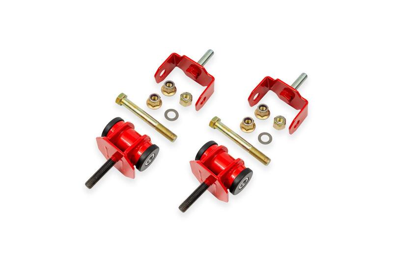 BMR 97-04 Chevrolet C5 Corvette (Inc. Z06) Delrin Motor Mount Kit - Red BMR Suspension Engine Mounts  AXOPROS