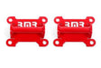 BMR 98-02 Chevrolet Camaro Motor Mount Kit (Solid Steel) - Red BMR Suspension Engine Mounts  AXOPROS
