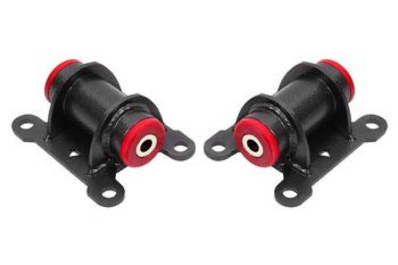 BMR 98-02 Chevrolet Camaro Motor Mount Kit (Steel) w/ Poly Bushings - Black Hammertone BMR Suspension Engine Mounts  AXOPROS