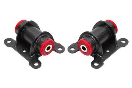 BMR 98-02 Chevrolet Camaro Motor Mount Kit (Steel) w/ Poly Bushings - Black Hammertone BMR Suspension Engine Mounts  AXOPROS