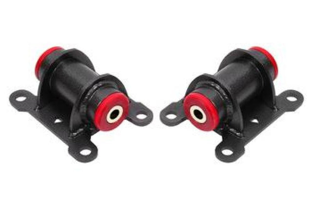 BMR 98-02 Chevrolet Camaro Motor Mount Kit (Steel) w/ Poly Bushings - Black Hammertone BMR Suspension Engine Mounts  AXOPROS