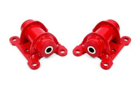 BMR 98-02 Chevrolet Camaro Motor Mount Kit (Steel) w/ Poly Bushings - Red BMR Suspension Engine Mounts  AXOPROS