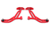 BMR Suspension 05-14 Ford Mustang Lower A-Arms - Red - Non-Adjustable BMR Suspension Control Arms  AXOPROS