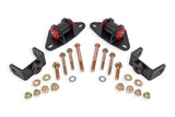 BMR Suspension 14-19 Chevrolet Corvette Motor Mount Kit - Black Hammertone BMR Suspension Engine Mounts  AXOPROS