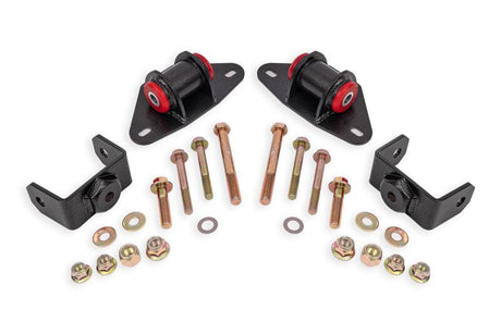 BMR Suspension 14-19 Chevrolet Corvette Motor Mount Kit - Black Hammertone BMR Suspension Engine Mounts  AXOPROS
