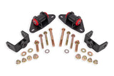 BMR Suspension 14-19 Chevrolet Corvette Motor Mount Kit - Black Hammertone BMR Suspension Engine Mounts  AXOPROS