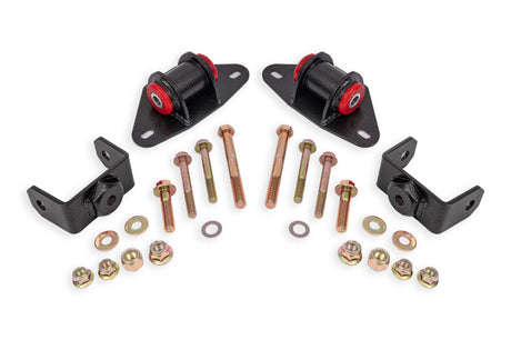 BMR Suspension 14-19 Chevrolet Corvette Motor Mount Kit - Black Hammertone BMR Suspension Engine Mounts  AXOPROS