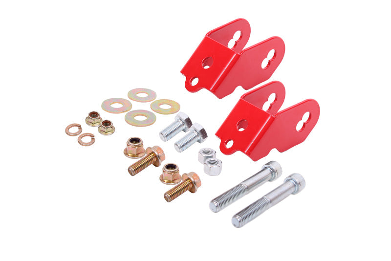 BMR Suspension 15-18 Ford Mustang S550 Rear Camber Adjustment Lockout Kit - Red BMR Suspension Camber Kits  AXOPROS