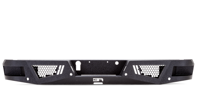 Body Armor 4x4 07-16 Chevy 1500 Eco Series Rear Bumper Body Armor 4x4 Bumpers - Steel  AXOPROS