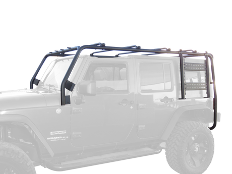 Body Armor 4x4 07-18 Jeep Wrangler JK 4dr Roof Rack Frame Crossbars/Rails Body Armor 4x4 Roof Rack  AXOPROS