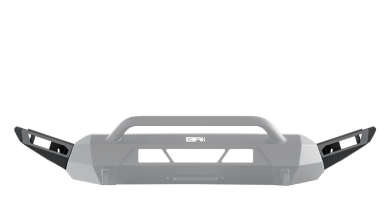 Body Armor 4x4 16-22 Toyota Tacoma HiLine Bumper High Clearance Side Wings (Black) Body Armor 4x4 Bumpers - Steel  AXOPROS