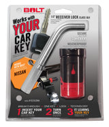 BOLT 1/2In. Receiver Lock Nissan BOLT Trailer Hitch Lock  AXOPROS