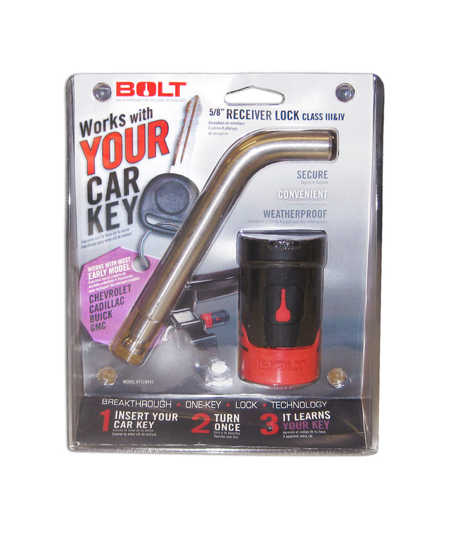 BOLT 5/8In. Receiver Lock GM Early Model (GM-A) BOLT Trailer Hitch Lock  AXOPROS