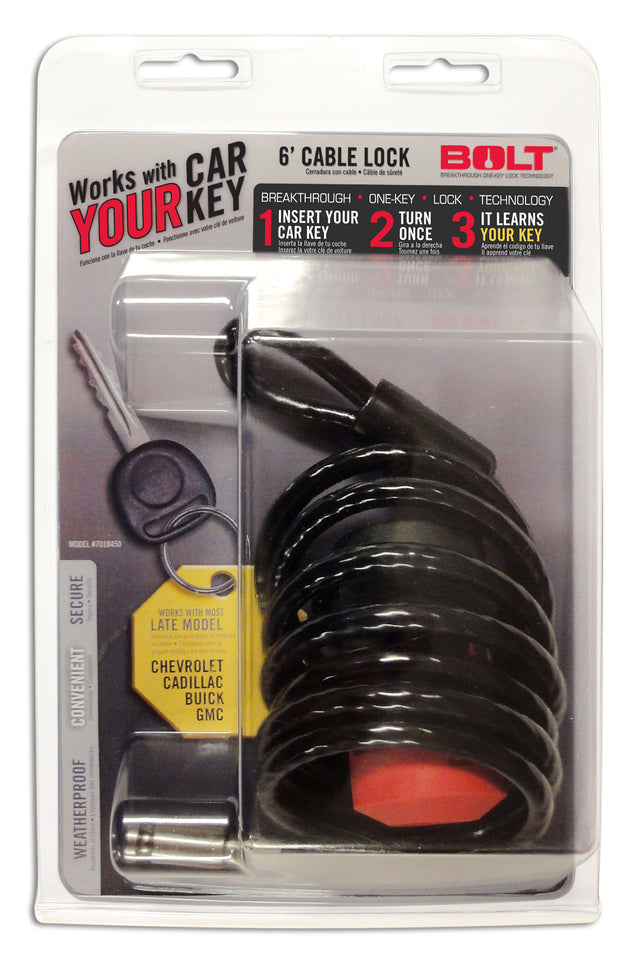 BOLT 6Ft. Cable Lock GM Late Model (GM-B) BOLT Cable Lock  AXOPROS
