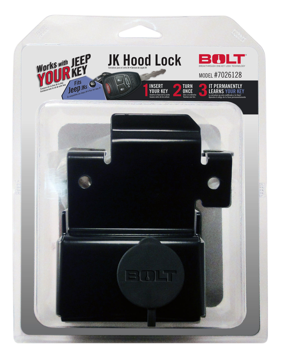 BOLT JK Hood Lock BOLT Hood Lock  AXOPROS