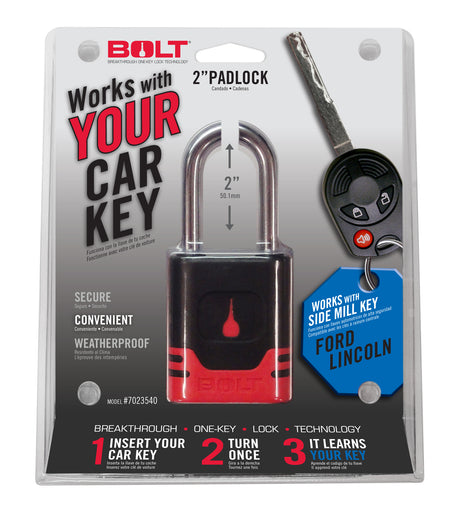 BOLT Padlock Ford Side Cut BOLT Padlock  AXOPROS