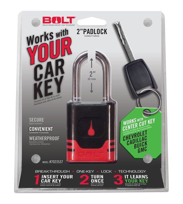 BOLT Padlock GM Center Cut BOLT Padlock  AXOPROS