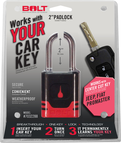 BOLT Padlock Jeep Center Cut BOLT Padlock  AXOPROS
