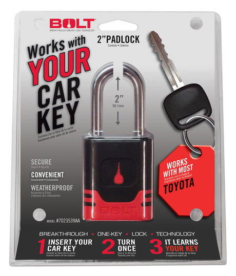 BOLT Padlock Toyota BOLT Padlock  AXOPROS