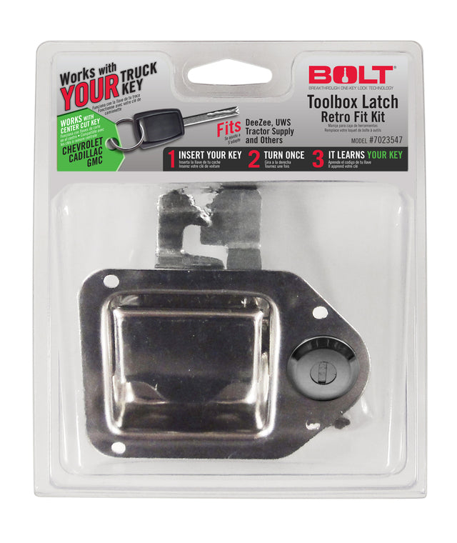 BOLT Toolbox Latch GM Center Cut BOLT Truck Tool Box Lock and Key  AXOPROS