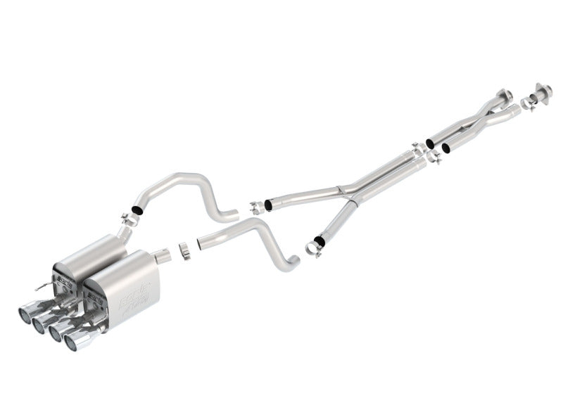 Borla 05-08 Chevrolet Corvette Coupe/Convertible 2dr 6.2L 8cyl AT/MT 6spd ATAK SS Catback Exhaust Borla Catback  AXOPROS