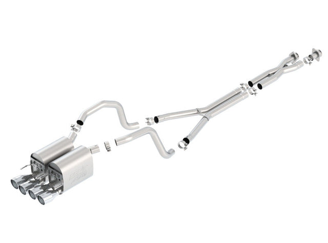 Borla 05-08 Chevrolet Corvette Coupe/Convertible 2dr 6.2L 8cyl AT/MT 6spd ATAK SS Catback Exhaust Borla Catback  AXOPROS