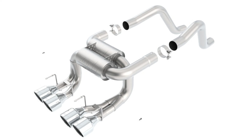 Borla 06-12 Chevrolet Corvette Z06/ZR1 6.2L/7.0L 8cyl Aggressive ATAK Exhaust (rear section only) Borla Catback  AXOPROS