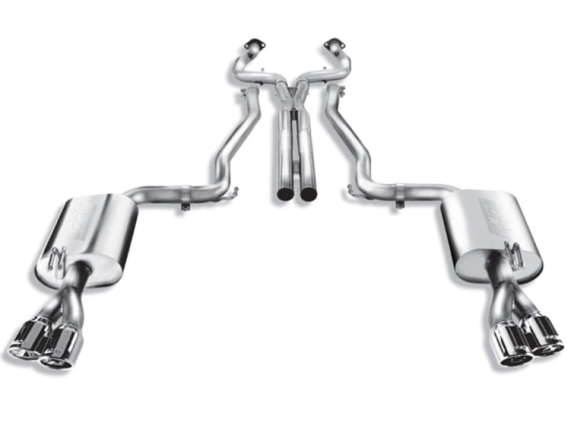 Borla 08-09 Pontiac G8/GT 6.0L 8cyl SS Catback Exhaust w/ X Pipe Borla Catback  AXOPROS