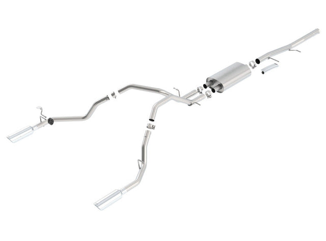 Borla 09-11 Chevrolet Silverado / 09-11 GMC Sierra S-Type SS Catback Exhaust Borla Catback  AXOPROS