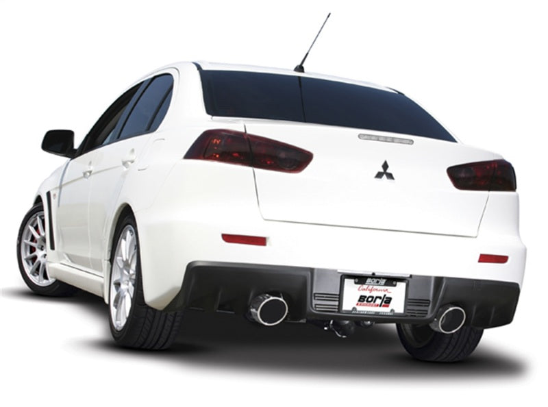 Borla 09-15 Mitsubishi Lancer Ralliart 2.0L 4cyl MT 6spd AWD Catback Exhaust Borla Catback  AXOPROS