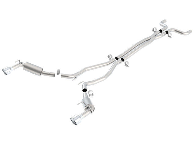 Borla 10-13 Chevy Camaro SS 6.2L 8cyl Aggressive Catback Exhaust Borla Catback  AXOPROS