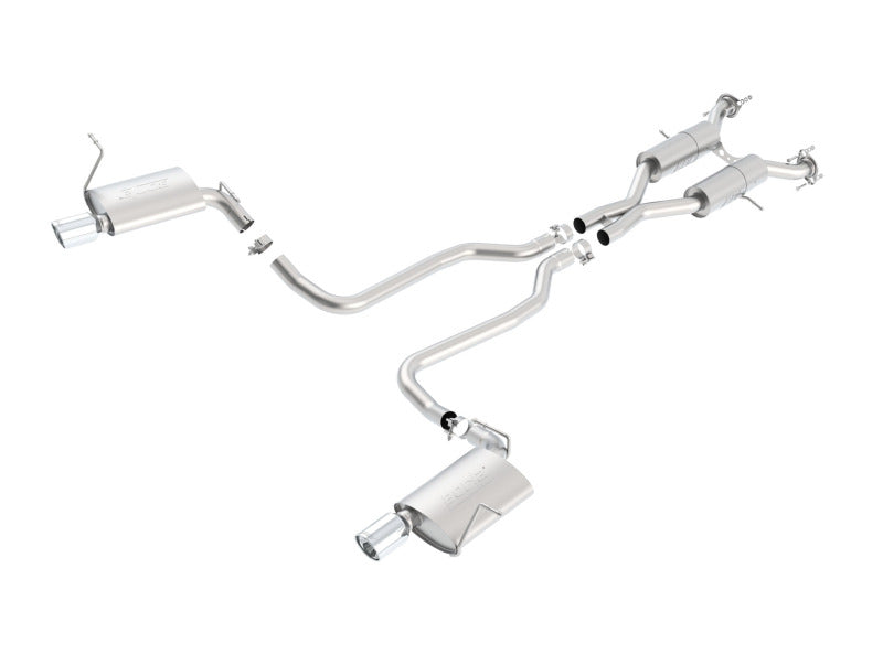 Borla 11-16 Jeep Grand Cherokee Limited/Laredo 5.7L 8cyl 4WD/RWD SS Catback Exhaust Borla Catback  AXOPROS