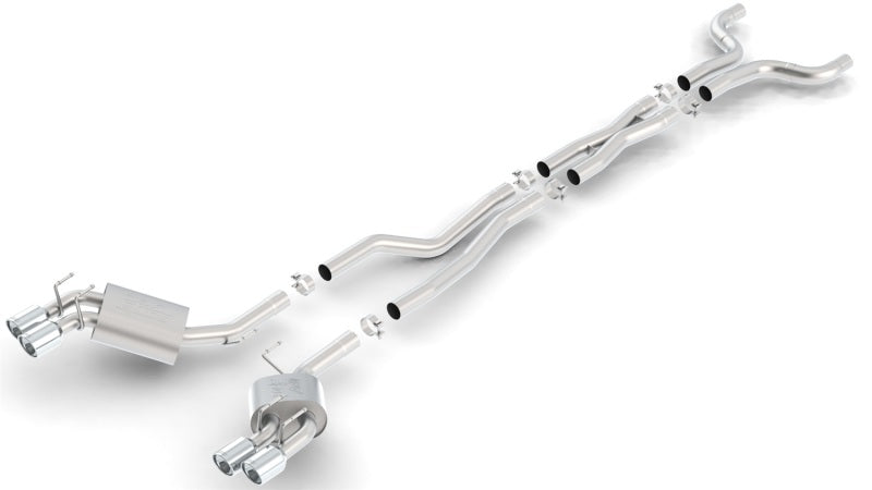 Borla 12-14 Chevrolet Camaro ZL1 Coupe 6.2L 8cyl AT/MT 6spd RWD Aggressive ATAK Catback Exhaust Borla Catback  AXOPROS