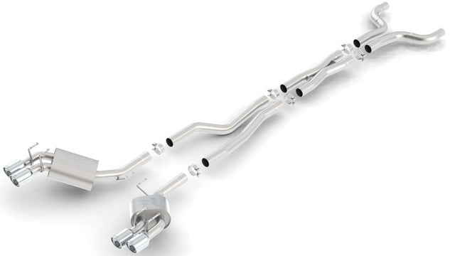 Borla 12-14 Chevrolet Camaro ZL1 Coupe 6.2L 8cyl AT/MT 6spd RWD Aggressive ATAK Catback Exhaust Borla Catback  AXOPROS